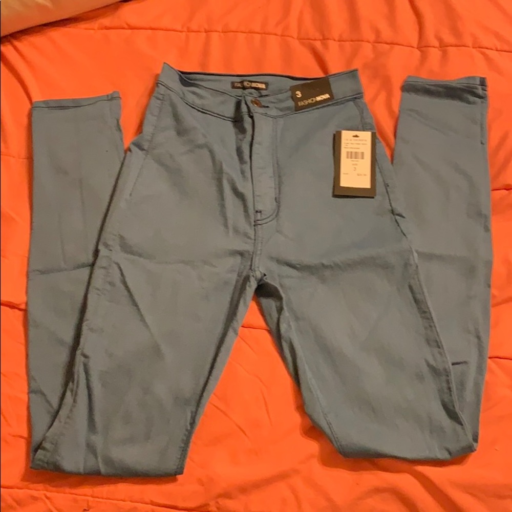 Fashion Nova- Super High Waist Denim